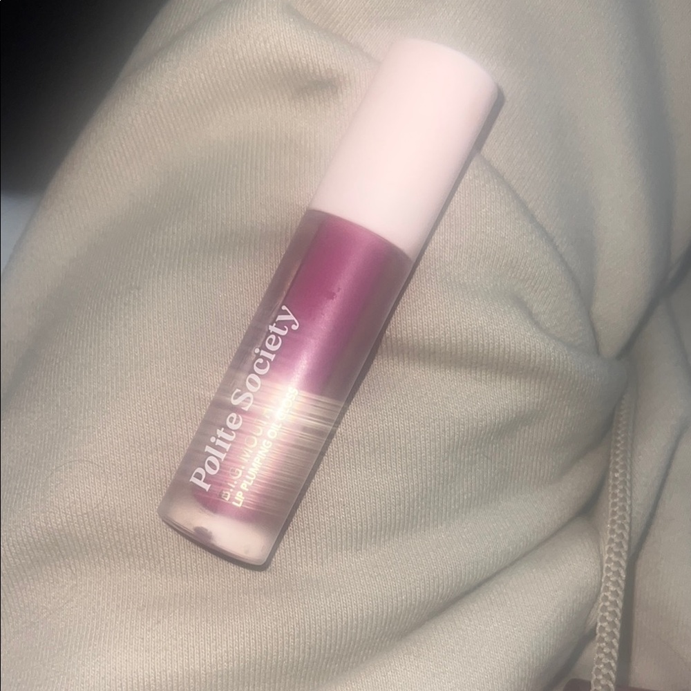 Polite society Pink Lip Gloss new